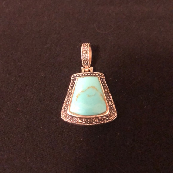 🎉HP🎉🆕Vintage💎Turquoise Pendant!💎 - Picture 2 of 3